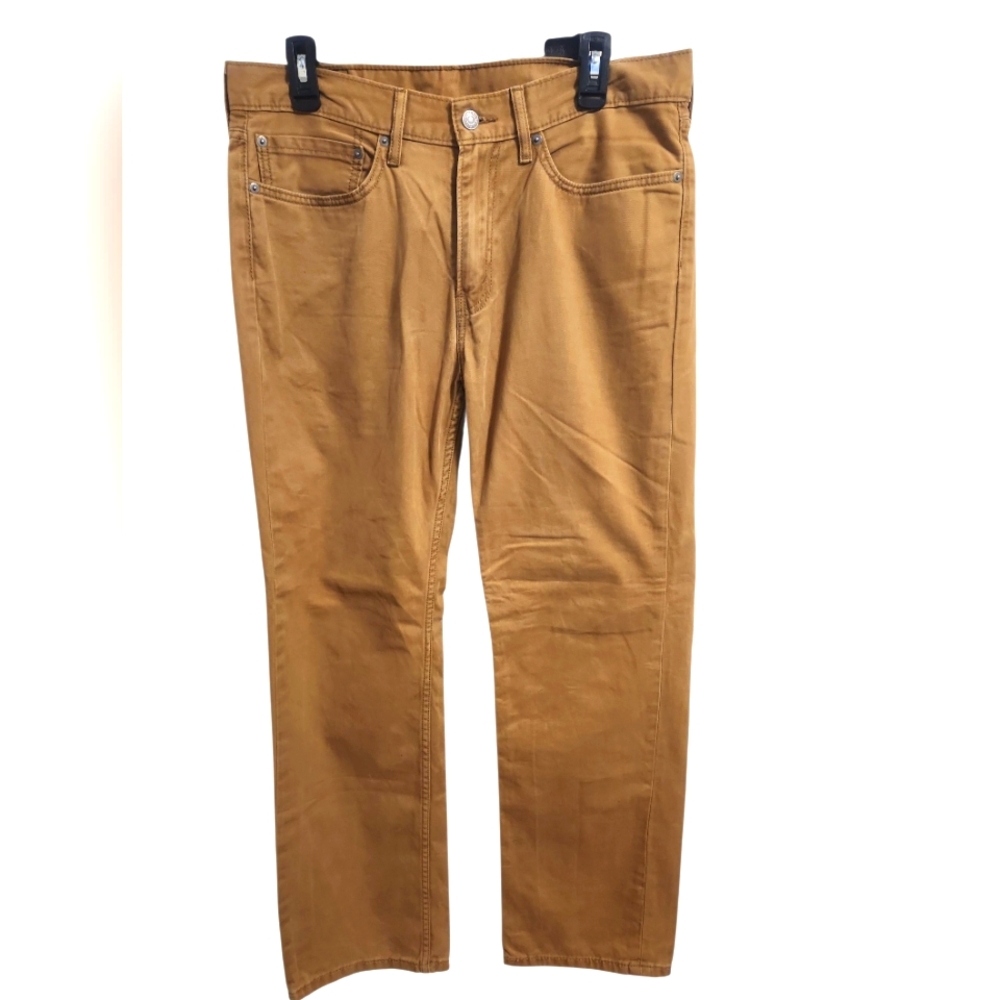 Levi Struauss & Co Tan Khaki 514 Straight-Leg Pants 34x30